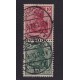 ALEMANIA 1917 ESTAMPILLAS SE-TENANT ZUSAMMENDRUCKE USADAS QUE SON MUCHO MAS RARAS MI S5 COMO EL TIPO MAS BARATO 15 EUROS